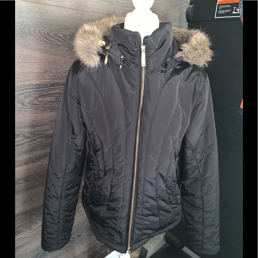 Obermeyer coat ladies 12 black warm